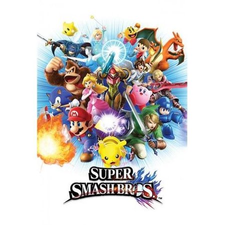 POSTER IMPORT Poster Import XPSMX5107 Supersmash Bros Gaming Poster Print; 24 x 36 XPSMX5107